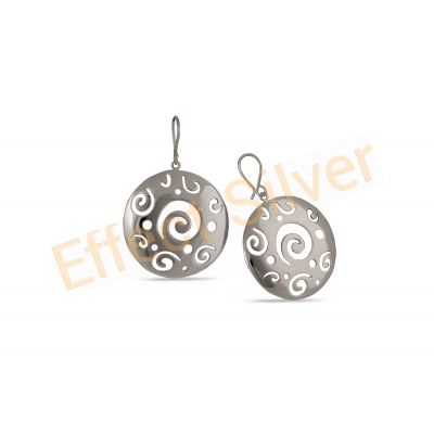 Earrings with beautiful spirals